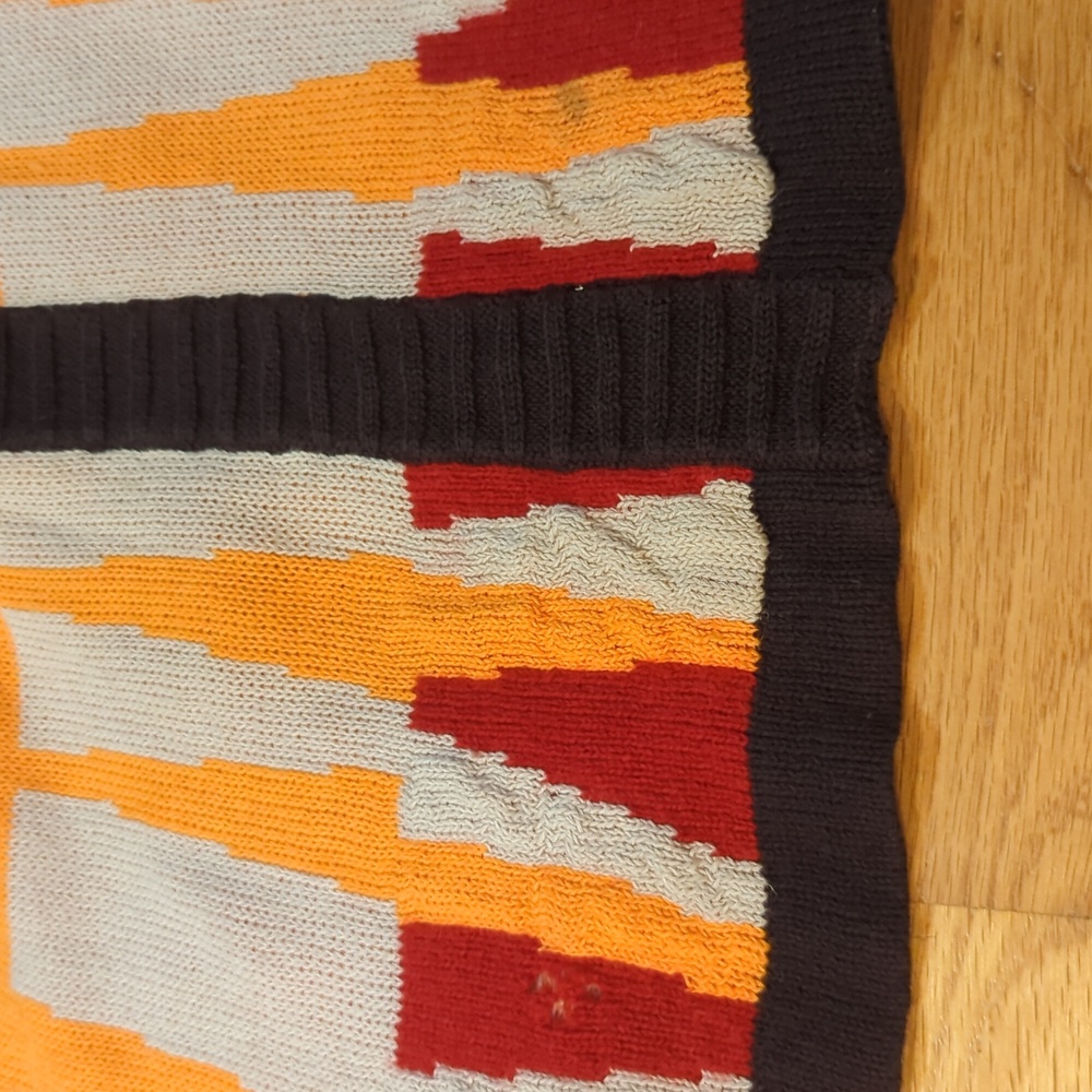 Anthropologie Multicolor Geometric Knit Cardigan - Picture 9 of 15